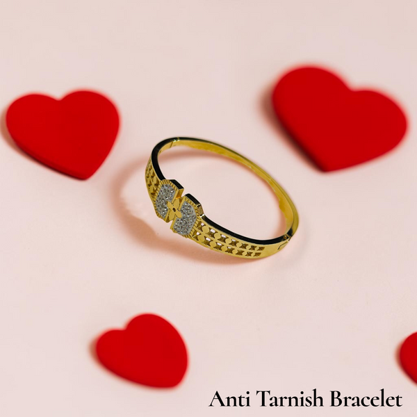 Luxury Gold Finish Anti Tarnish Bracelet-Kada